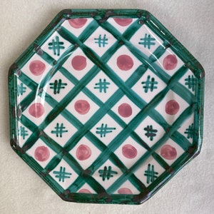 Mid Century Robert Picaud LaRoue Vallauris French Art Pottery Plate