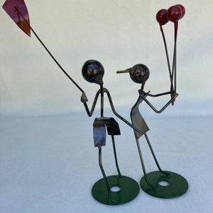 Vintage style Jere Art en métal lunatique enfants kit ballons sculptures