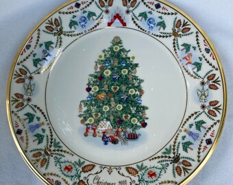 lenox christmas tree plate 2021