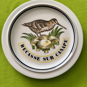 Fine Vintage Porcelaine D’auteuil Paris France Luncheon Plate