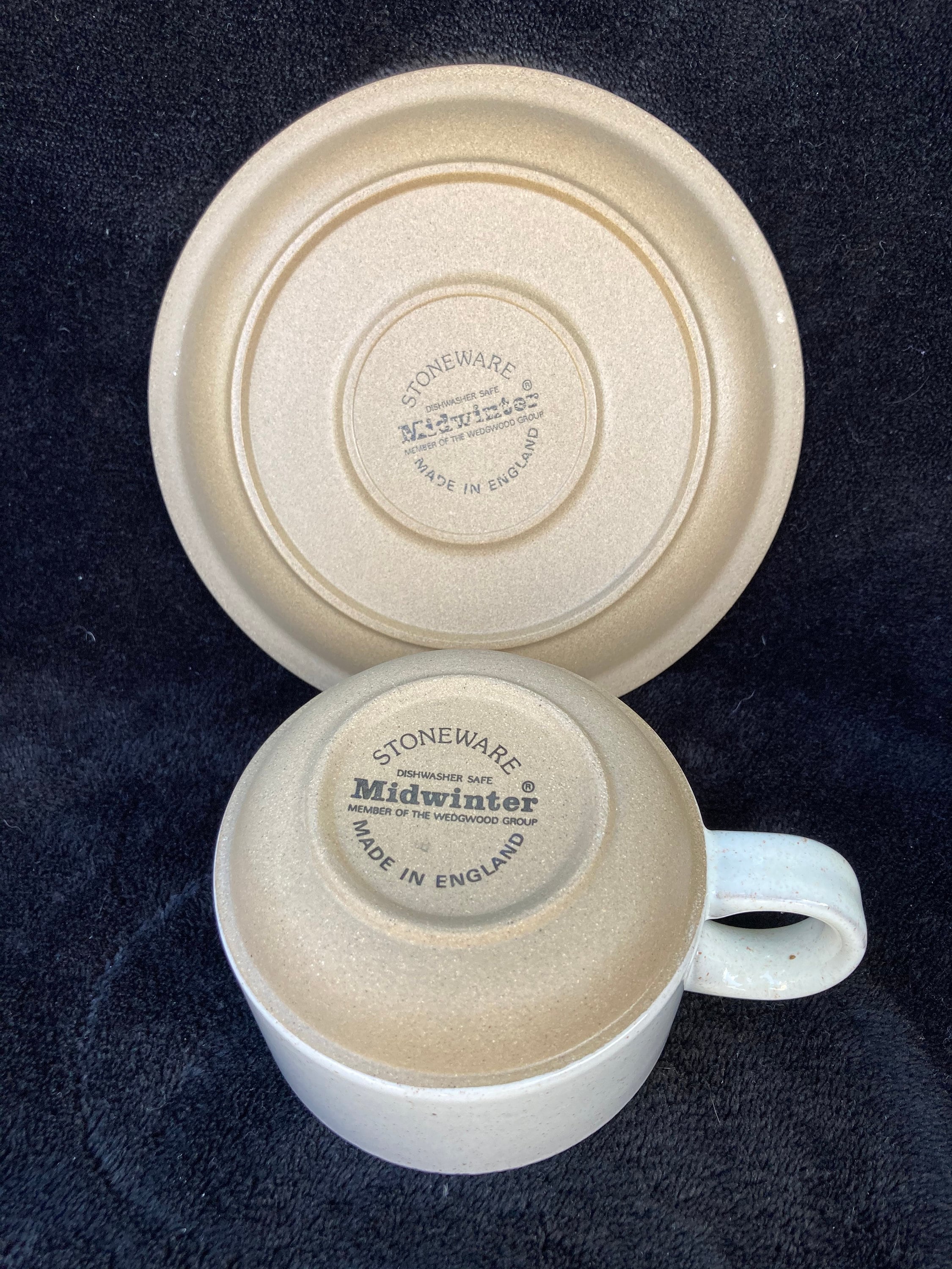 Vintage Wedgwood Midwinter Stoneware Hopsack Tea Cup and Etsy