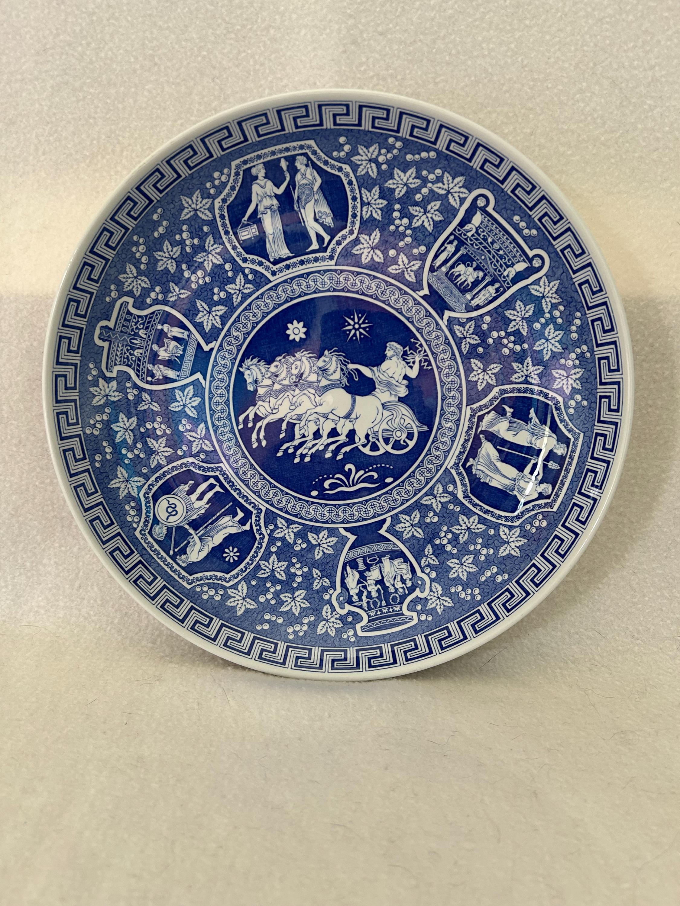 Vintage Spode Blue Room Collection Traditions Greek Porcelain