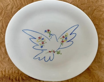 Vintage 1960s PABLO PICASSO decorative plate, By SALINS
