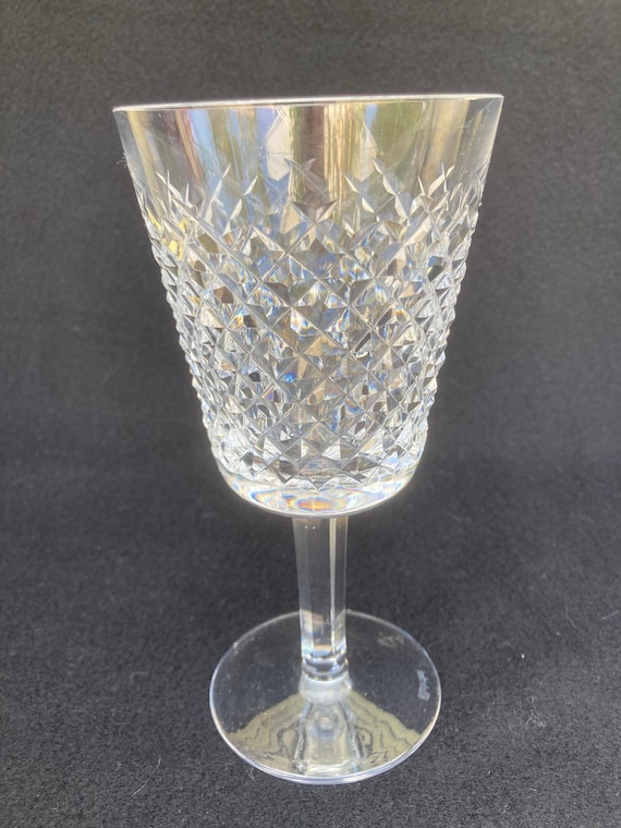 Vintage Waterford Crystal Alana Brilliant Cut Crosshatch