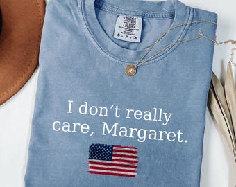 I Don't Really Care Margaret-Vance Shirt, Comfort Colors®Shirt, Funny Minimalist JD Vance Shirt, Trump Vance Shirt, Republican Trump Support