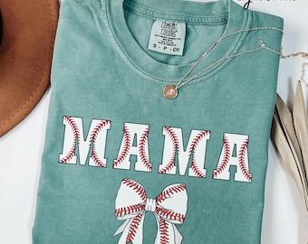Comfort Colors® Baseball Mama Shirt, Mothers day Gift For Baseball Mom, Gift For Baseball Lover Mom Shirt, Mothers Day Shirt,Baseball Season