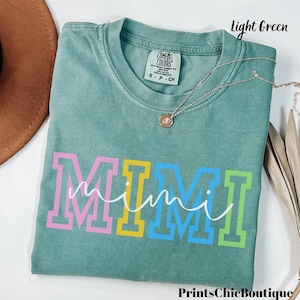 Comfort Colors Mimi Shirt: Grandma Gift, Mother&#39;s Day Tee