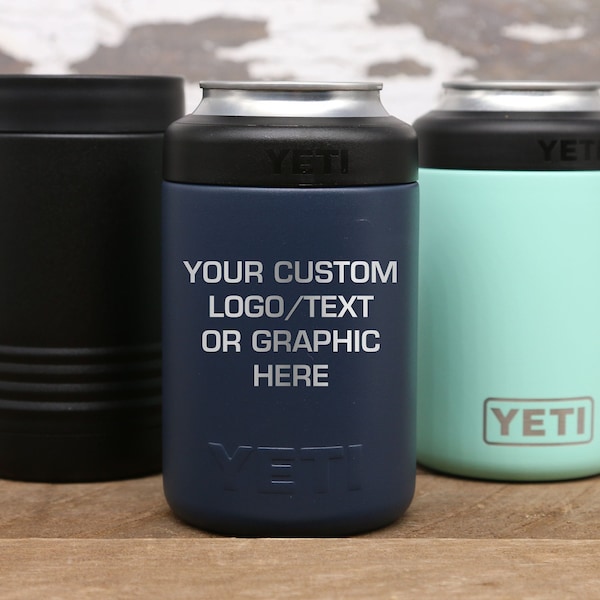 Personalized Custom YETI® Colster or Polar Camel Can  Birthday Gift Unique Gift  Book Movie Quote Song Lyric Verse Logo Artwork