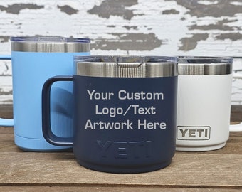 Personalized Yeti 14 oz Coffee Mug 2.0 or Polar Camel, Engraved Travel Mug, Custom Coffee Cup, Insulated Mug, Gift for Him or Her