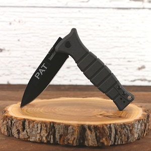 Personalized Engraved Kershaw XCOM Pocket Knife Groomsman Best Man Husband Dad Father Outdoors Unique Gift Scouts Hunting Fishing