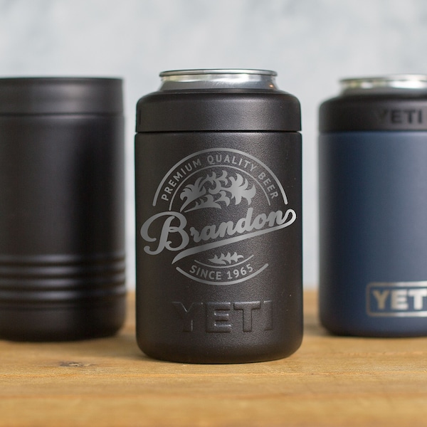 Personalized Engraved YETI® CAN Colster or Polar Camel Can Holder - Husband, Boyfriend, Dad, Grandpa, Beer Lover, Road Trip, Birthday PQB1