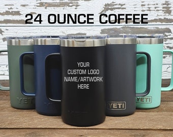 Personalized Engraved YETI® Coffee 24 Ounce Coffee Cup Mug, Anniversary Gift, Gift for Him, Gift for Her, Travel Mug Personalized Coffee Cup