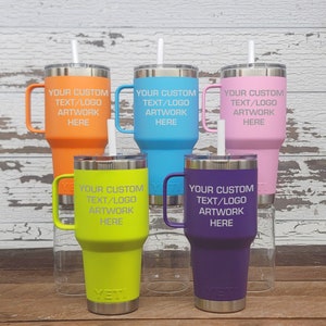 Personalized Custom Engraved Nordic Purple YETI® Tumbler Birthday