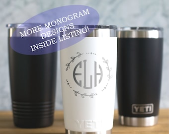 monogrammed yeti
