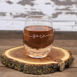 16 oz plastic stemless wine glass Women's 16 oz. I Do Crew Durable Plastic Stemless Wine Cups Clear