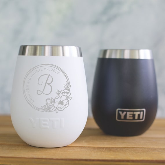 Personalized Engraved YETI® W/ Lid or Polar Camel Wine Tumbler