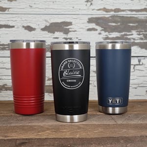 Personalized Custom Engraved YETI® 20oz Tumbler or Polar Camel 20oz Tumbler GS1 image 1