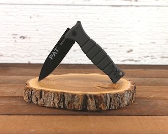 Personalized Engraved Kershaw XCOM Pocket Knife Groomsman Best Man Husband Dad Father Outdoors Unique Gift Scouts Hunting Fishing