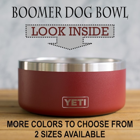 Custom YETI 8 Cup Dog Bowls  Personalized YETI Dog Bowls