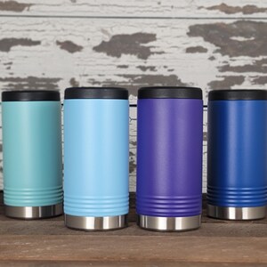 Recuerdo personalizado grabado YETI® SLIM Colster para padrinos de boda, padrinos de boda, padre de la novia, novios, viajes por carretera a las montañas ML4L imagen 5