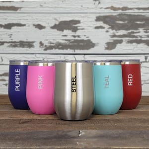 Personalized Engraved YETI or Polar Camel Wine Tumbler Mommy's Sippy Cup Design zdjęcie 5