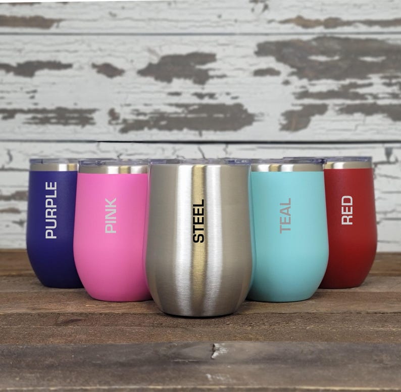 Personalized Engraved YETI or Polar Camel Wine Tumbler Mommy's Sippy Cup Design zdjęcie 5