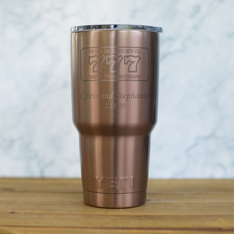 Personalized Custom Engraved Copper YETI® 30 Ounce Tumbler Etsy