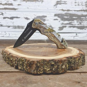 Personalized Pocket Knife - Executive Series Framelock - Tac Force Groomsman Best Man Husband Dad Father Outdoors Camping Hunting Knife Gift