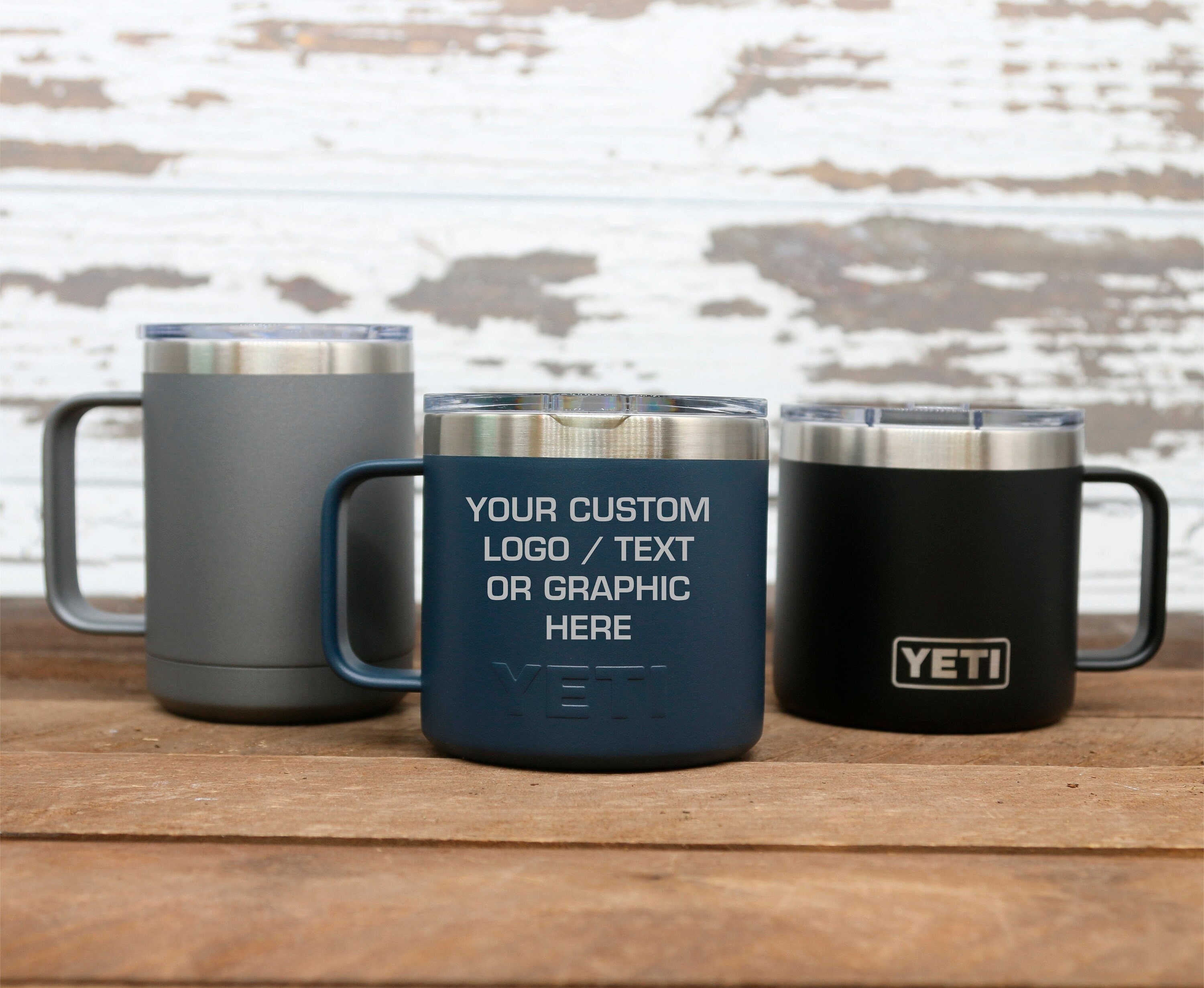 YETI Rambler 24 Oz Mug - Navy - Creative Gardens