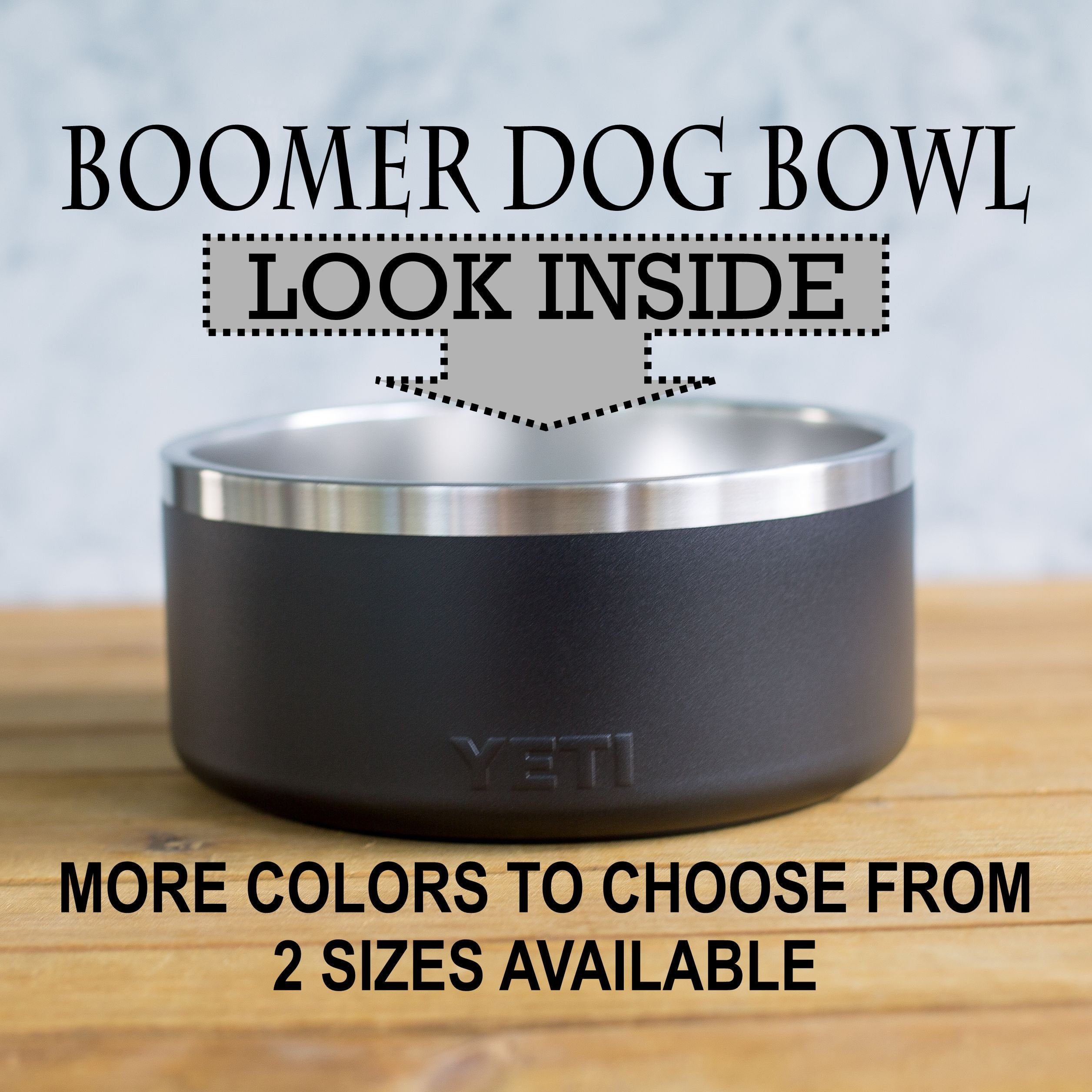 Bronco - Yeti Boomer 8 Dog Bowl Black