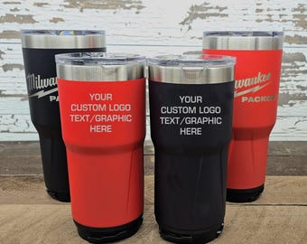 Personalized Custom Engraved Milwaukee® Packout™ 20 or 30 oz Tumbler, Birthday Gift Unique Gift, Laser Engraved, Construction, Gift for Him