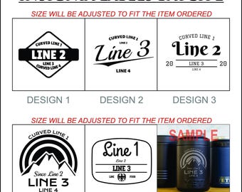 Personalized Engraved YETI® Can Colster or Polar Camel Can - Custom Tumbler, Birthday Gift, Beer Can Holder, Road Trip, Bachelor Party