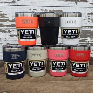 Personalized Custom Engraved YETI® 16oz Pint Tumbler Birthday Gift Unique Gift Book Movie Quote Song Lyric Verse Laser Engraved Stackable