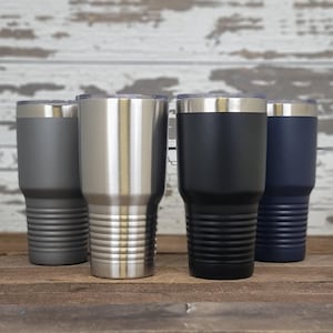 Personalized Engraved YETI® 30oz Tumbler or Polar Camel 30oz Tumbler Split Monogram, Gift for Him, Gift for Her, Wedding Gift, Monogram, SM1 image 6