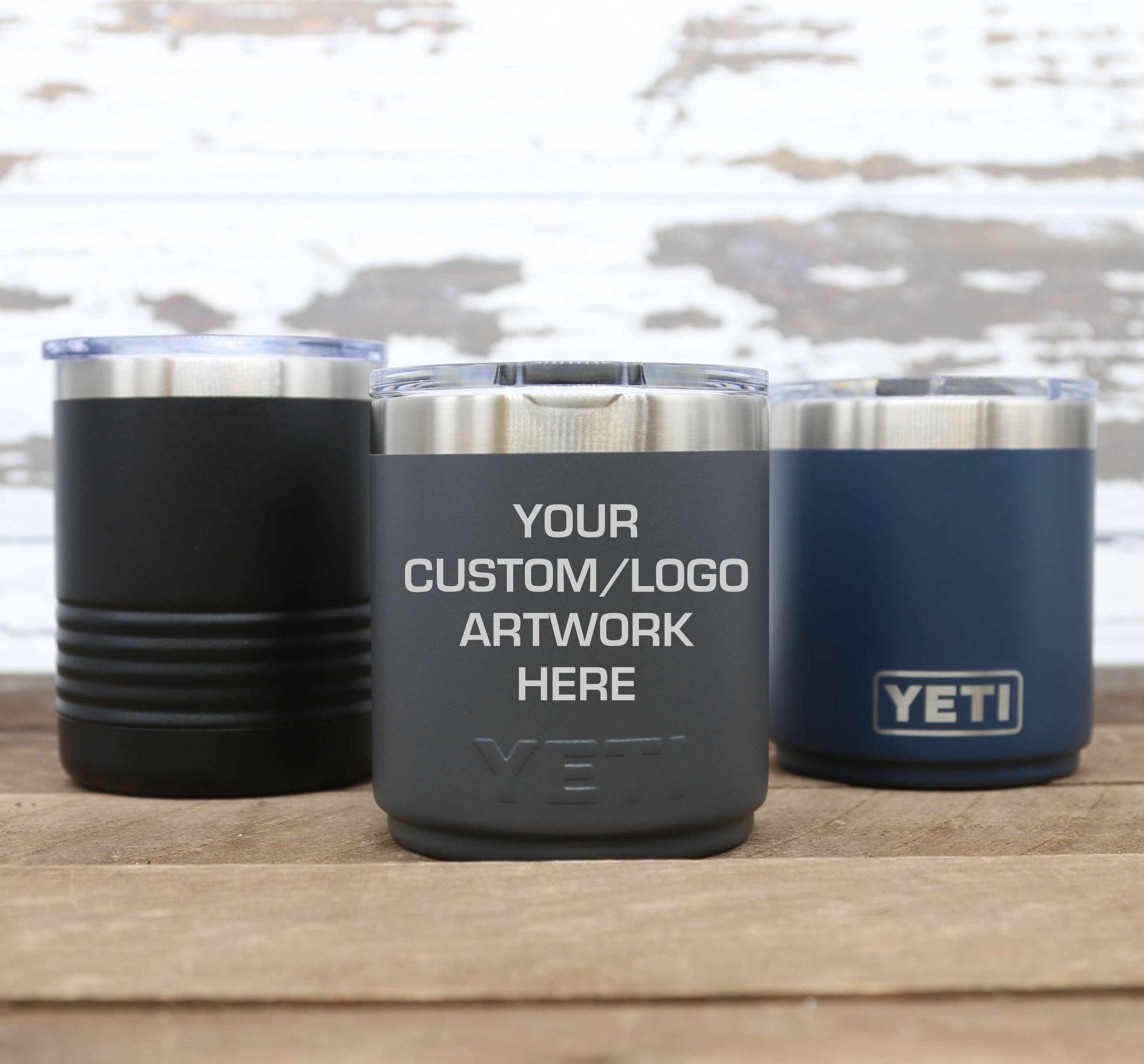 YETI Rambler 10 Oz Lowball - Navy - Creative Gardens