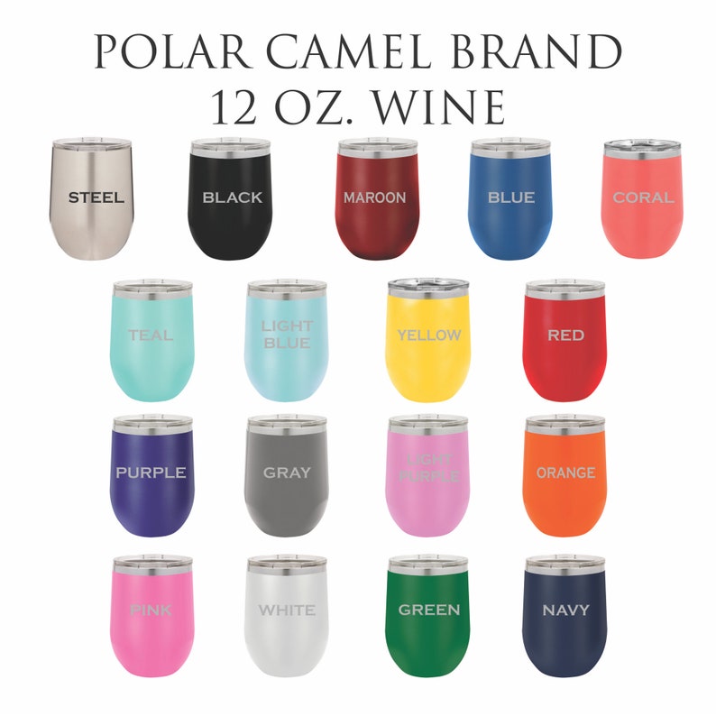 Personalized Engraved YETI or Polar Camel Wine Tumbler | Etsy