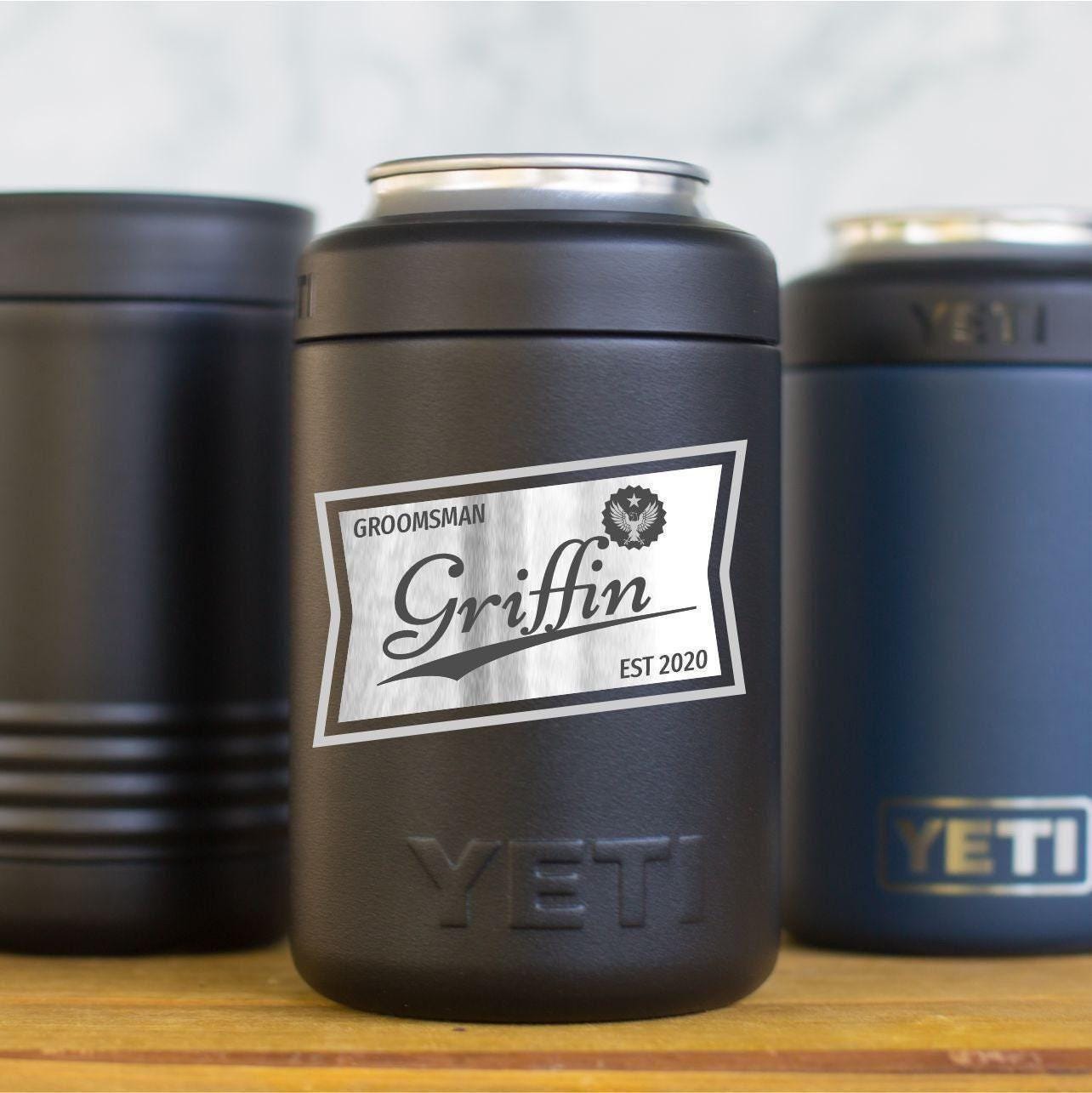 Engraved Groomsman Can Cooler