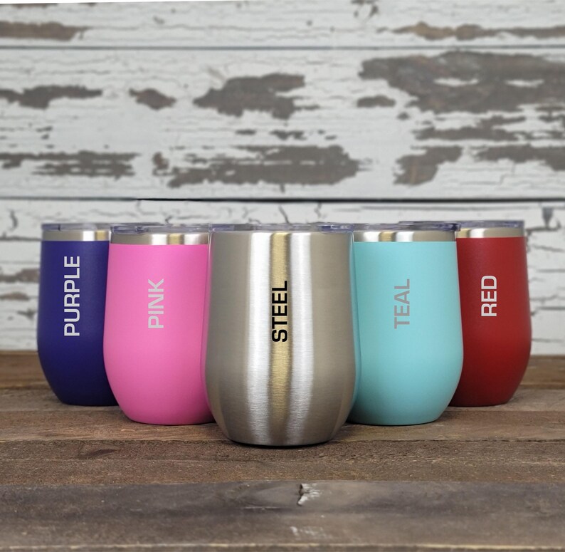 Personalized Engraved YETI® W/ Lid or Polar Camel brand Wine Tumbler Nurse, Doctor, Healthcare, Essential Worker, Graduation DR2 image 4