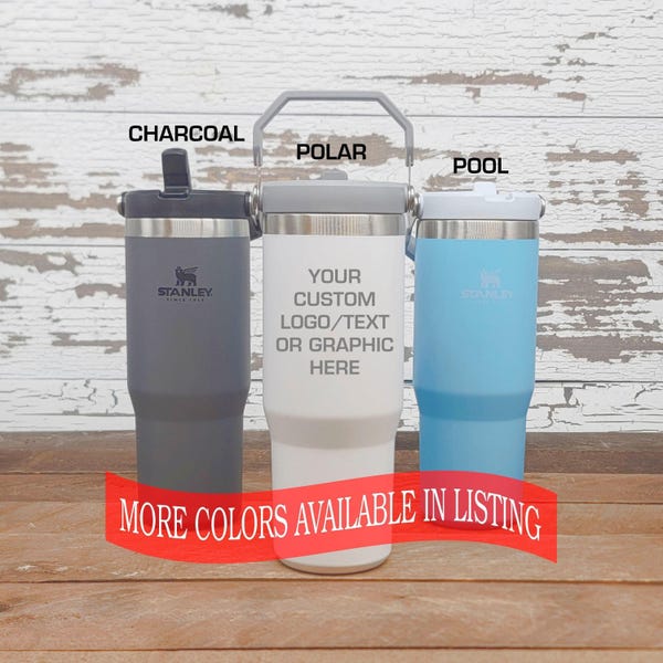 Vaso térmico Stanley IceFlow Flip Straw de 30 oz, botella de viaje, hidratación, camping, senderismo, regalo para él al aire libre, jarra de agua, aniversario, tapa con pajita