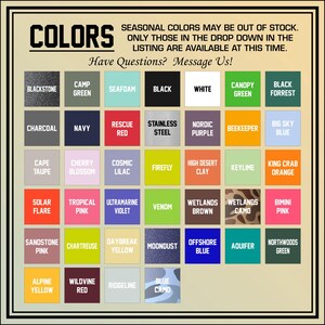 a poster with a bunch of colors on it