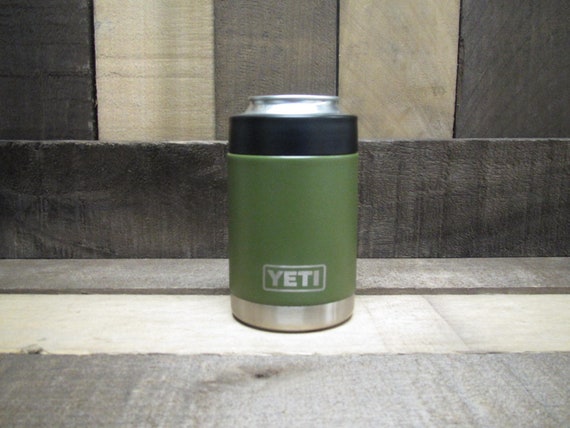 olive green yeti mug