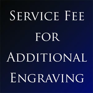 Additional Engraving Service