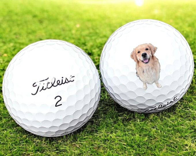 Personalized Picture Titleist® Pro V1® Golf Balls Custom, Groomsman Gift, Bachelor Party, Wedding Party, Custom Golf, Scramble, Golf Tourney