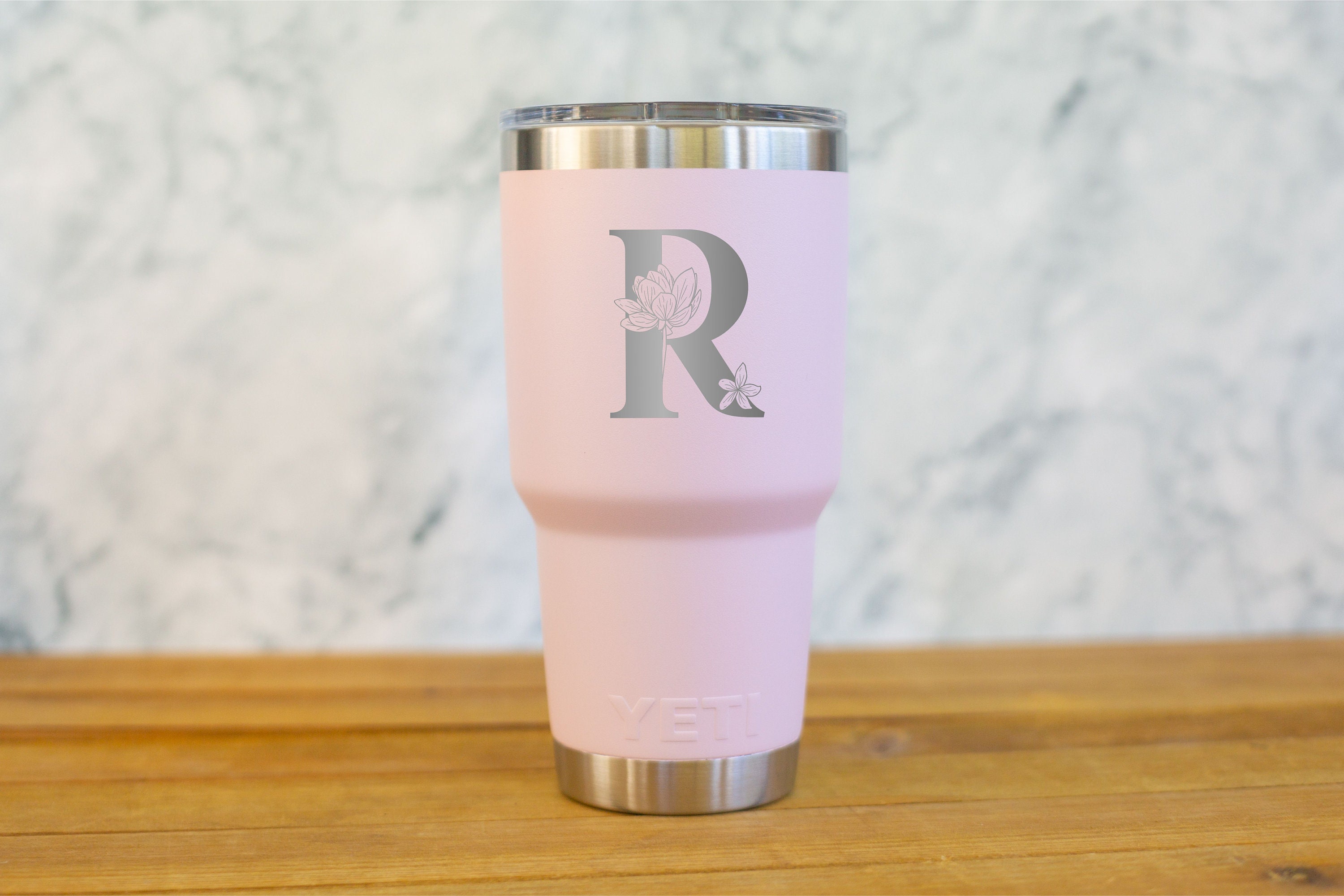 Yeti 30oz Seamless Rose Flower Design 