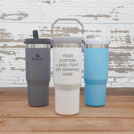 The Iceflow Flip Straw Tumbler 30 OZ Personalized Stanley Engraved