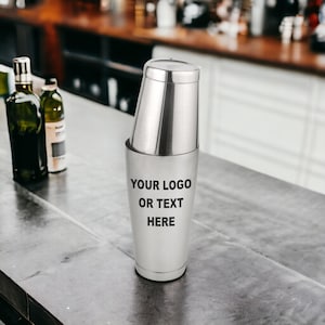 Boston Shaker Set, Stainless Steel, Professional Bartender Kit, Cocktail Shaker, Mixed Drink Set, Bar Tool Set, Gift for Him or Her