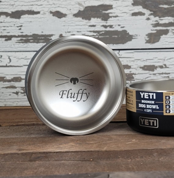 Cat Nose With Name YETI Boomer Pet Bowl Personalized Cat Bowl