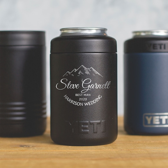 Personalized Engraved YETI® Colster or Polar Camel Can Groomsmen