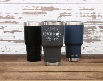 Personalized Yeti or Polar Camel 30 oz Coach Gift, Engraved Tumbler, Custom Coach Mug, Sports Coach Gift, Thank You Coach, Insulated Cup