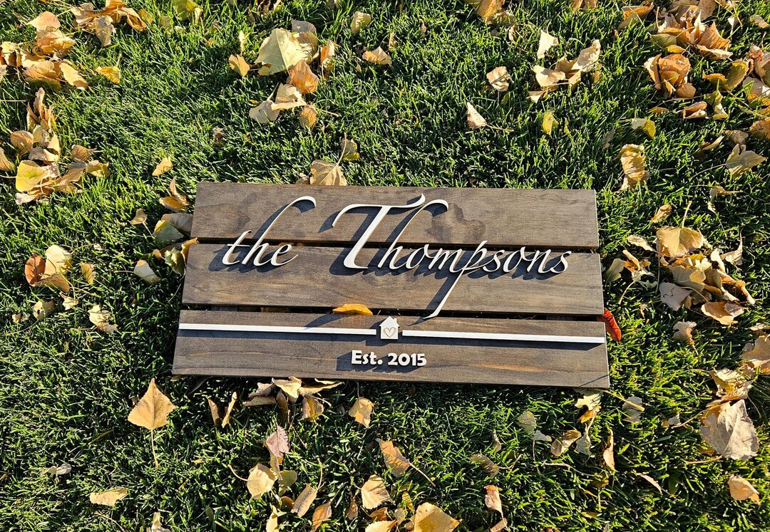 Large Personalized Name Sign | Custom Wood Sign - Etsy